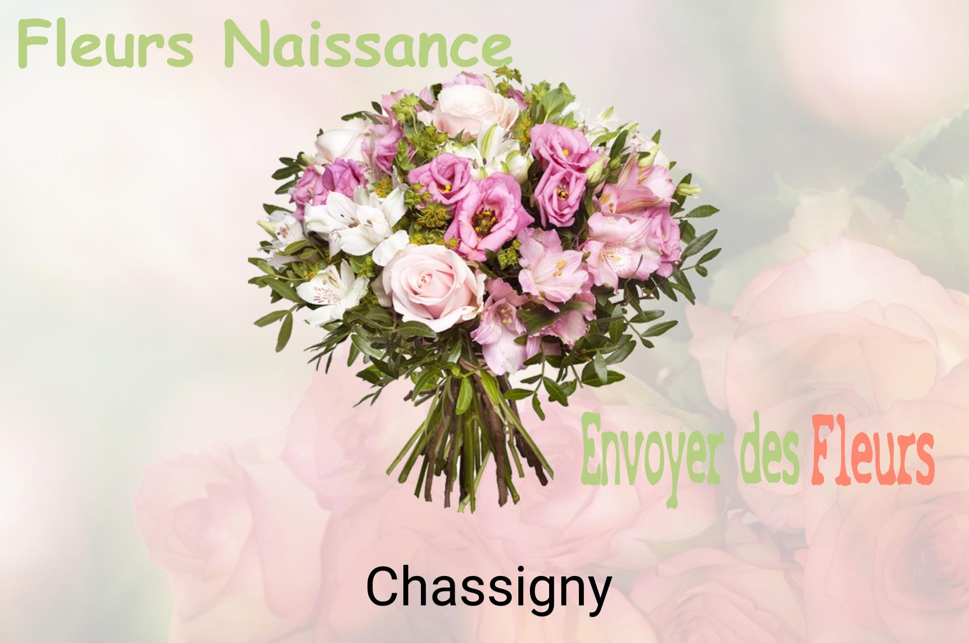 Bouquet de fleurs de naissance livré à Chassigny